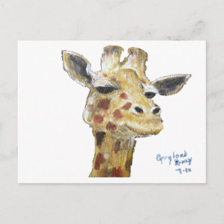 "Mr. G. Giraffe" Horizontaal Briefkaart