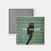 Mr Gallant Magnet Magneet (Voorkant / Achterkant)