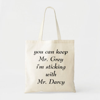 Mr Gray vs. Mr Darcy Tote Bag