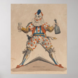 Mr. Grimaldi als Joey de Clown 1822 Poster