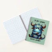 Mr Grumpy Monster Spiral Photo Notitieboek (Binnen)