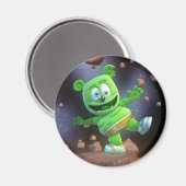 Mr. Gummibär asteroïde magneet (Voorkant / Achterkant)