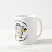 Mr Happy Crack koffie mok (Voorkant rechts)