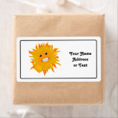 Mr Happy Sunshine - Duimen omhoog Etiket (Insitu)