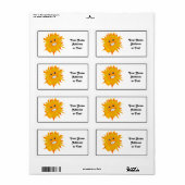 Mr Happy Sunshine - Duimen omhoog Etiket (Full Sheet)