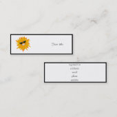 Mr Happy Sunshine - Zonnebril Mini Visitekaartje (Voorkant / Achterkant)