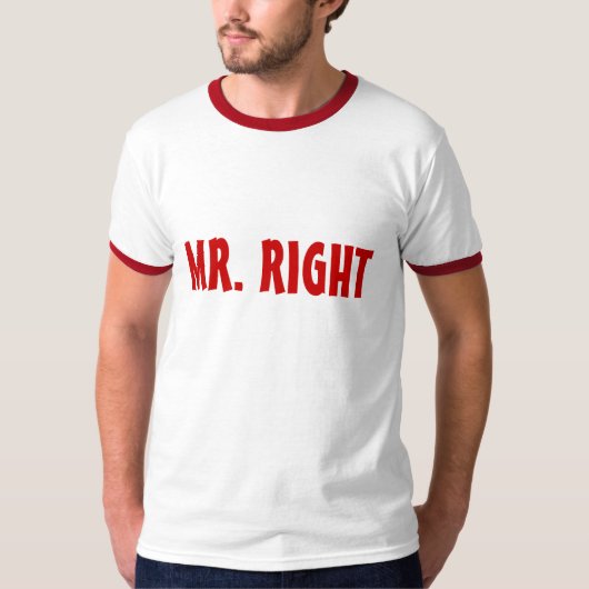 MR HET RECHT OM, T-SHIRT (Voorkant)