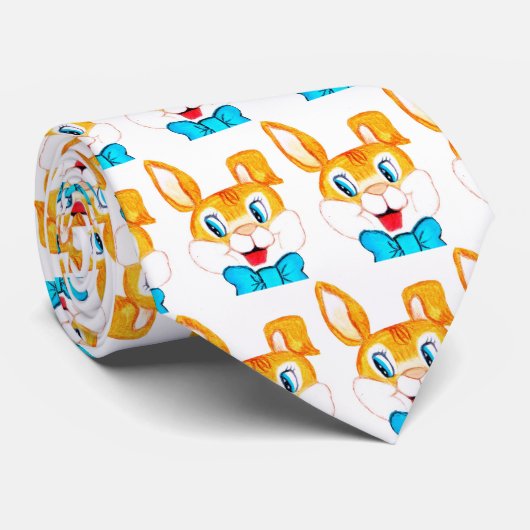 MR JACK RABBIT Easter stropdas (Opgerold)