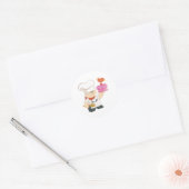 Mr Junky Food Ronde Sticker (Envelop)