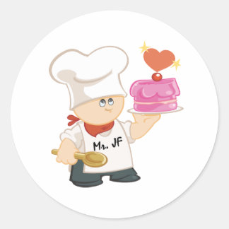 Mr Junky Food Ronde Sticker