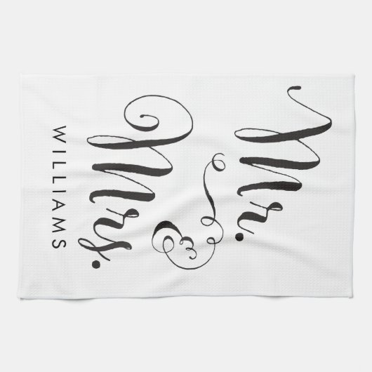 Mr. & keukenhanddoek (Horizontaal)