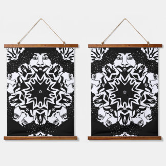 Mr Love Wood Topped Wall Tapestry Hangend Wandkleed