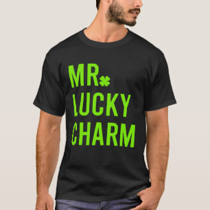 Mr. Lucky Charm Suspenders St Patricks Day Boys Ki T-shirt