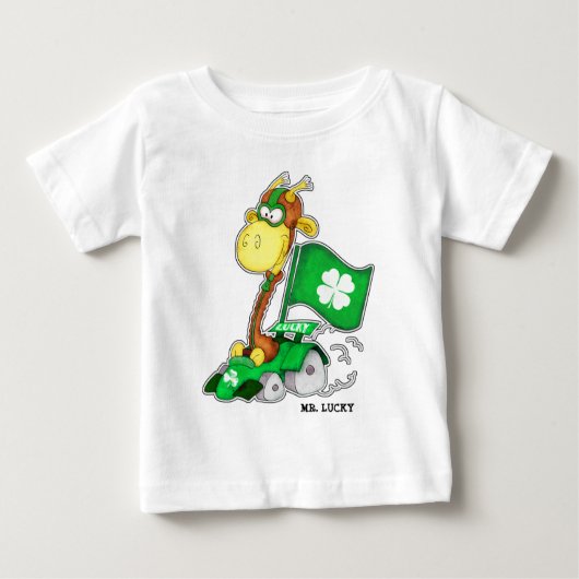 Mr Lucky. Funny Giraffe St.Patrick's Day (Voorkant)