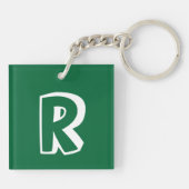 Mr Lucky. Funny Giraffe St.Patrick's Day Gift Sleutelhanger (Achterkant)