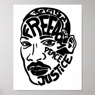 Mr Luther King Sticker Poster