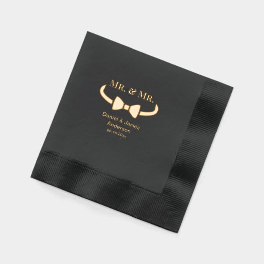 Mr & Mr Custom Wedding Bowtie (Gauche)