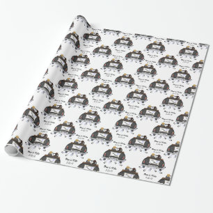 Mr & Mr Gepersonaliseerde Gay Wedding Gift Wrap Cadeaupapier