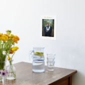 Mr & Mr Last Name Modern Script Wedding Photo Folie Afdrukken (Laag (Keuken))