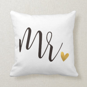 Mr Mr& Mrs. Wedding Gift Kussen