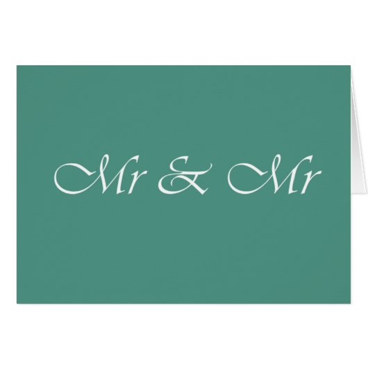 Mr & Mr Typografie (Voorkant Horizontaal)