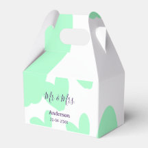 Mr & Mrs add family name date year wedding favor 