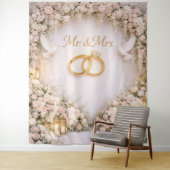 Mr. & Mrs. backdrop Wandkleed (In situ)