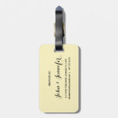 Mr & Mrs. Bagagelabel (Achterkant verticaal)