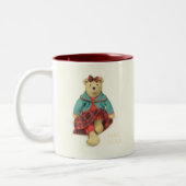 MR & MRS BEER Maroon Two-Tone Mok (Links)