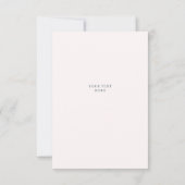 MR & MRS | Borstelscript trouwaankondiging Bedankkaart (Achterkant)