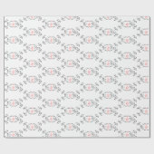 Mr & Mrs bruiloft Cadeaupapier (Vlak)