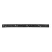 Mr & Mrs Classic Script Calligraphy Name Wedding Lint (Voorkant)