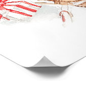 Mr & Mrs Claus Kerstkoekjes Poster (Hoek)