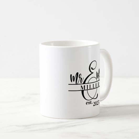 Mr. & Mrs. Coffee Mug (Devant droit)