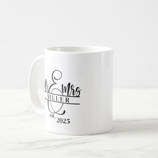 Mr. & Mrs. Coffee Mug (Devant gauche)
