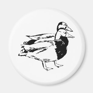 Mr & Mrs Duck Magneet