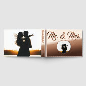 Mr & Mrs Elegant Rose Gold Photo Heart Mariage (Complet)