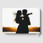 Mr & Mrs Elegant Rose Gold Photo Heart Mariage (Verso)