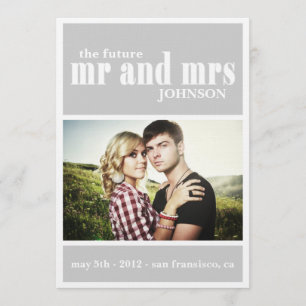 MR & MRS. Enregistrer la date Invitation