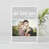 MR & MRS. Enregistrer la date Invitation (Debout devant)