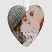 Mr & Mrs First Christmas 2 Photo Holiday (devant)