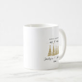 Mr & Mrs First Christmas Mug - Personnalisé Noms & (Devant droit)