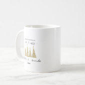 Mr & Mrs First Christmas Mug - Personnalisé Noms & (Devant gauche)
