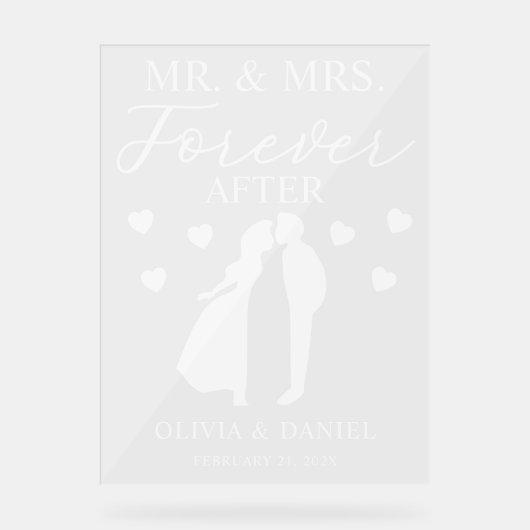 Mr. & Mrs. Forever After Personalized Wedding (Recto)