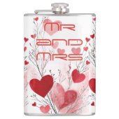 Mr & Mrs Forever Timeless Elegance Romantic Couple Heupfles (Voorkant)