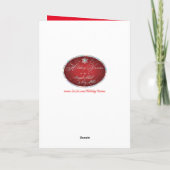 Mr. & Mrs Frosty The Snowman Feestdagen Kaart (Achterkant)