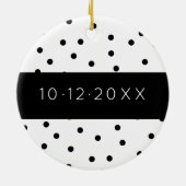 Mr & Mrs - Gepersonaliseerd ornament (Achterkant)