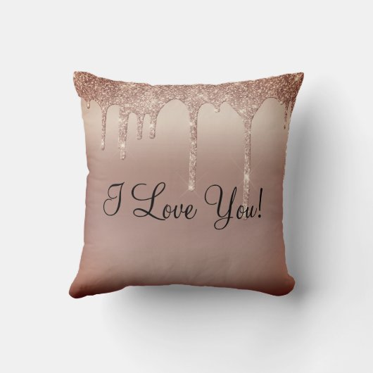 Mr. & Mrs Glitter Wedding Keepomwille Elegant Kussen (Achterkant)