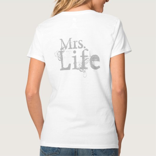 Mr & Mrs Good Life T-Shirts (Achterkant)