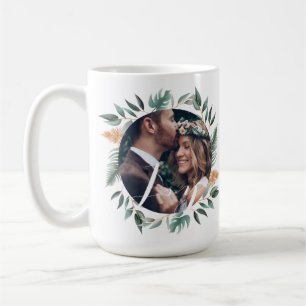 Mr & Mrs Joy   Sage Holiday Greenery Wreatfoto Koffiemok